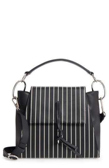 3.1 Phillip Lim Leigh Stripe Top Handle Leather Satchel -