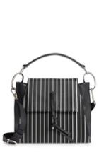 3.1 Phillip Lim Leigh Stripe Top Handle Leather Satchel -