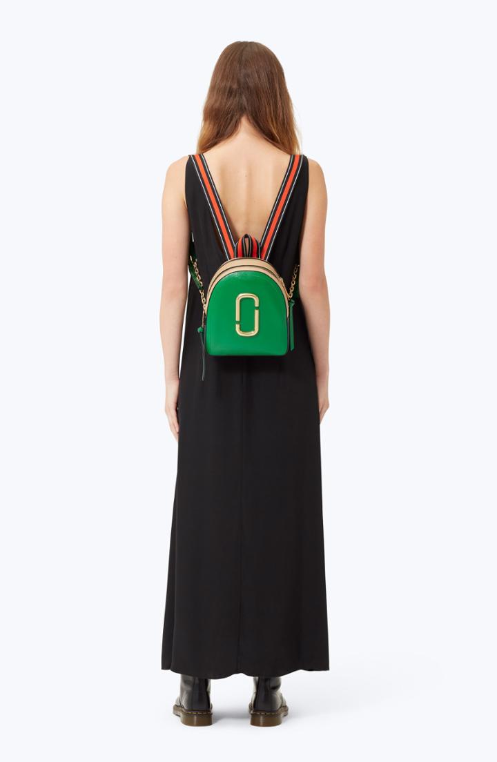Marc Jacobs Pack Shot Leather Backpack - Green