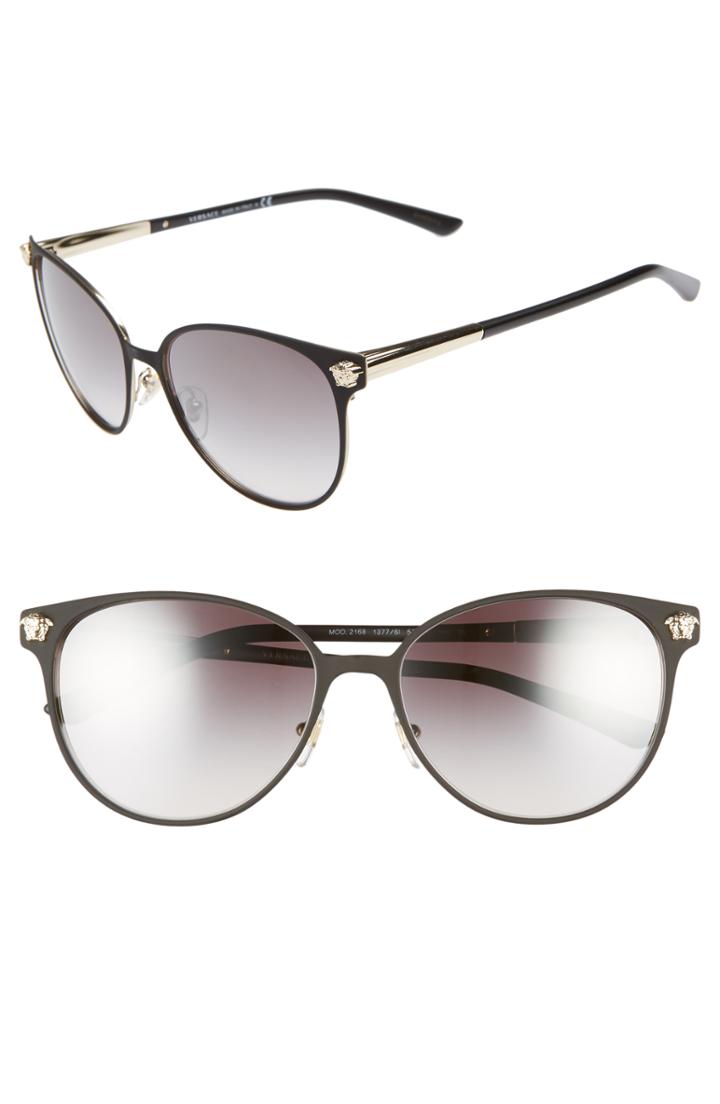 Women's Versace Glam Medusa 57mm Cat Eye Sunglasses -