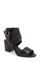 Women's Kenneth Cole New York 'chara' Leather Sandal M - Black