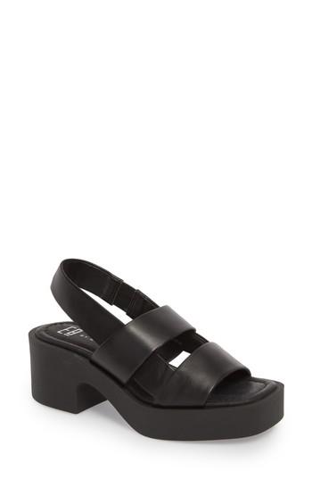 Women's E8 By Miista Hazel Slingback Sandal .5us / 37eu - Black