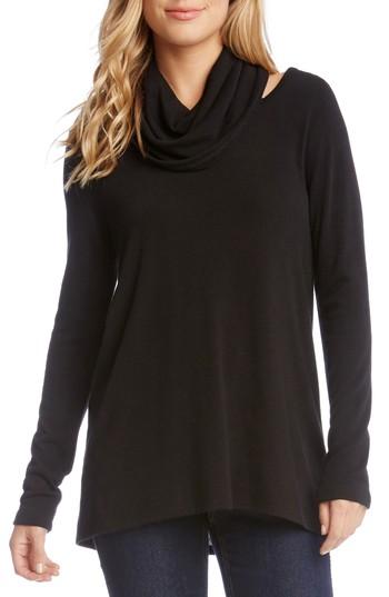 Women's Karen Kane Cutout Cowl Neck Sweater