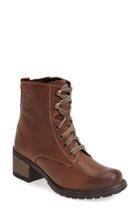 Women's Josef Seibel 'holly 01' Leather Lace Up Boot -5.5us / 36eu - Brown