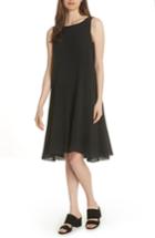 Women's Eileen Fisher Swing Shift Dress, Size - Black