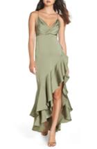 Women's Fame And Partners The Bristol High/low Dress - Green