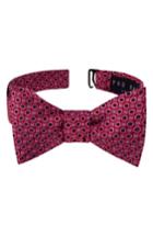 Men's Ted Baker London Connected Circles Silk Bow Tie, Size - Red
