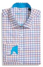 Men's English Laundry Trim Fit Check Dress Shirt .5 - 32/33 - White