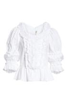Women's Comme Des Garcons Elbow Sleeve Blouse