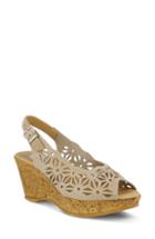 Women's Spring Step Abigail Platform Wedge Sandal Us / 35eu - Beige