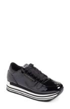 Women's Kennel & Schmenger Nova Patent Leather Sneaker .5 M - Black