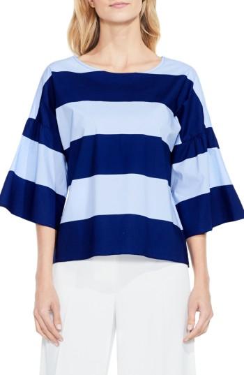 Women's Vince Camuto Camden Bell Sleeve Blouse - Blue
