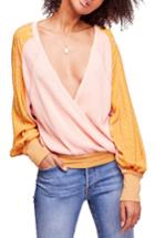 Women's Free People Auxton Thermal Wrap Top - Pink