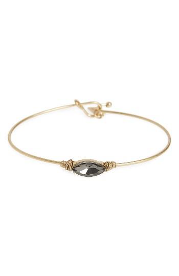 Women's Canvas Jewelry Marquise Latch Bangle