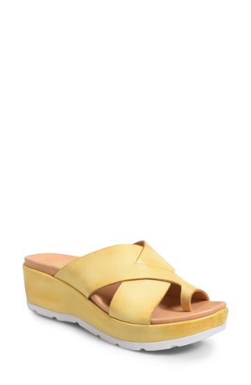 Women's Kork-ease Baja Sport Slide M - Yellow