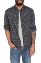 Men's John Varvatos Fit Sport Shirt, Size Small - Black