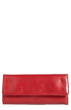 Women's Hobo 'sadie' Leather Wallet - Red
