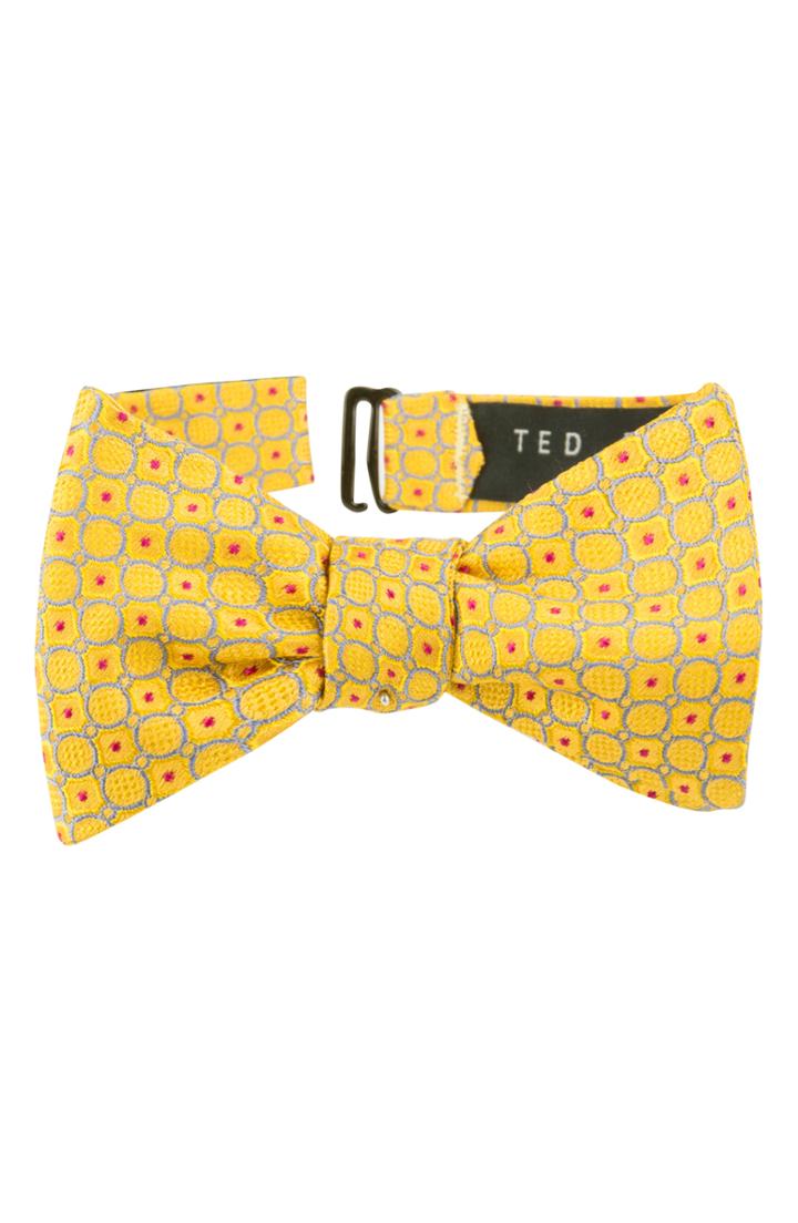 Men's Ted Baker London Geo Print Silk Bow Tie