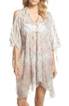 Women's Pool To Party Caftan Cover-up, Size - Beige