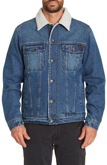 Men's Billabong Barlow Trucker Jacket - Blue