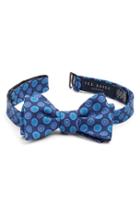 Men's Ted Baker London Medallion Silk Bow Tie, Size - Blue