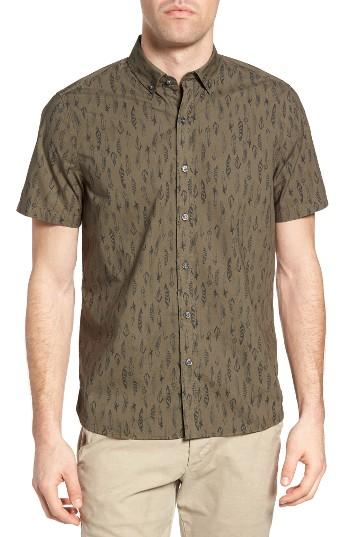 Men's Michael Bastian Safari Print Sport Shirt