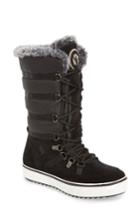 Women's Santana Canada 'mackenzie' Faux Fur Waterproof Boot M - Black