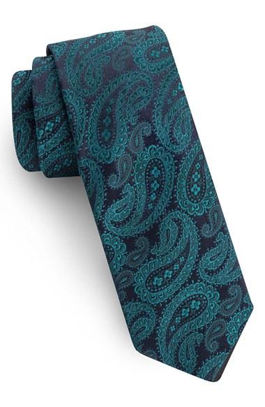 Men's Ted Baker London Midnight Paisley Silk Tie