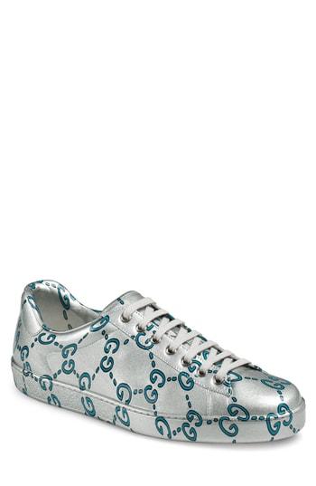 Men's Gucci New Ace Gg Ghost Sneaker Us / 5uk - Grey
