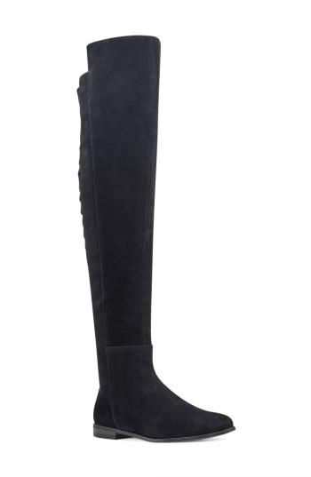 Women's Nine West Eltynn Over The Knee Boot .5 M - Black