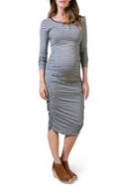 Women's Isabella Oliver 'betty' Stripe Maternity Dress