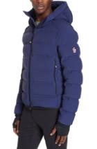 Men's Moncler Lagorai Windproof & Water Resistant Hooded Down Jacket - Blue