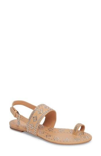 Women's Tory Burch Blake Toe Loop Slingback Sandal M - Blue