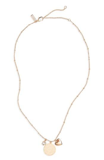 Women's Topshop Heart Cluster Charm Necklace