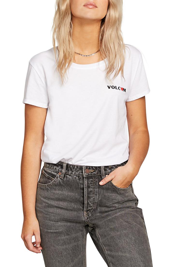 Women's Volcom Easy Babe Rad 2 Tee - White