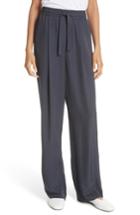 Women's Vince Tie Front Wide Leg Pants - Blue