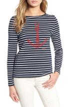 Women's Barbour Frinton Stripe Tee Us / 10 Uk - Blue