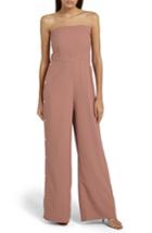 Women's Missguided Strapless Jumpsuit Us / 10 Uk - Pink
