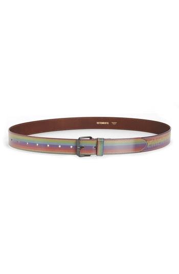 Women's Vetements Hologram Belt, Size - Rainbow