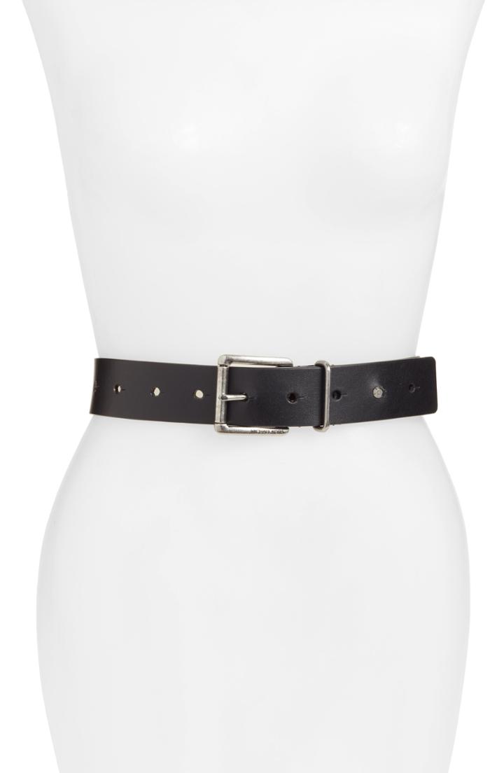 Women's Michael Michael Kors Vegetable Tanned Leather Belt