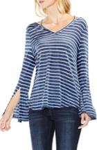 Women's Two By Vince Camuto Split Cuff Top - Blue