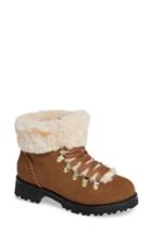 Women's Jack Rogers Charlie Faux Shearling Lined Bootie M - Brown