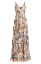 Women's Dress The Population Sidney Embroidered Fit & Flare Gown