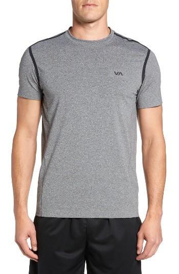Men's Rvca Grappler Compression T-shirt - Grey