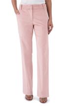 Women's Reiss Carie Stretch Cotton Blend Corduroy Pants Us / 6 Uk - Pink