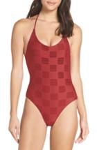 Women's Onia Ginny One-piece Swimsuit - Burgundy