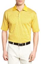 Men's Bobby Jones Dot Stripe Golf Polo - Yellow