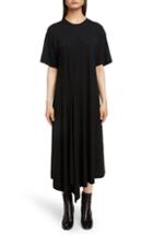 Women's Y's By Yohji Yamamoto T-shirt Dress - Black