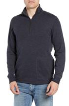 Men's Billy Reid Charles Regular Fit Half Zip Sweater, Size - Blue