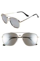Women's Prive Revaux The Floridian Polarized 57mm Sunglasses - Dark Gunmetal/ Black